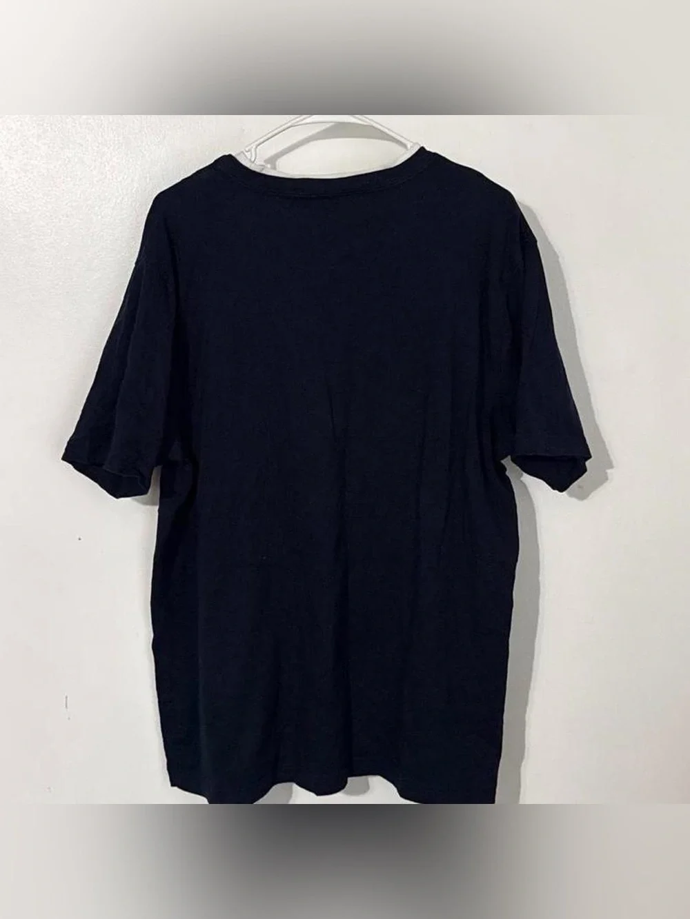 Croft & Barrow Large Navy Layered Look Henley T-Shirt
